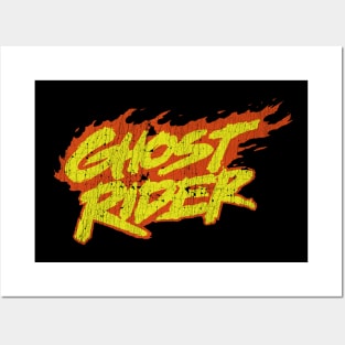 Ghost rider vintage Logo Posters and Art